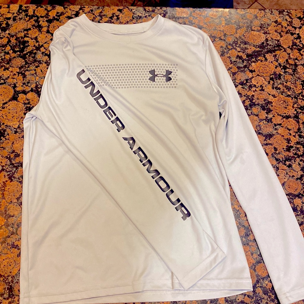 Grey under Armour compression shirt